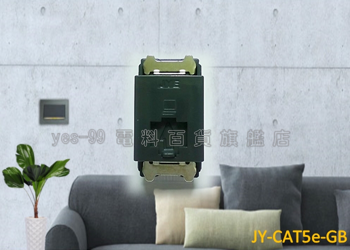 摩登資訊插座CAT5e JY-CAT5e-GB