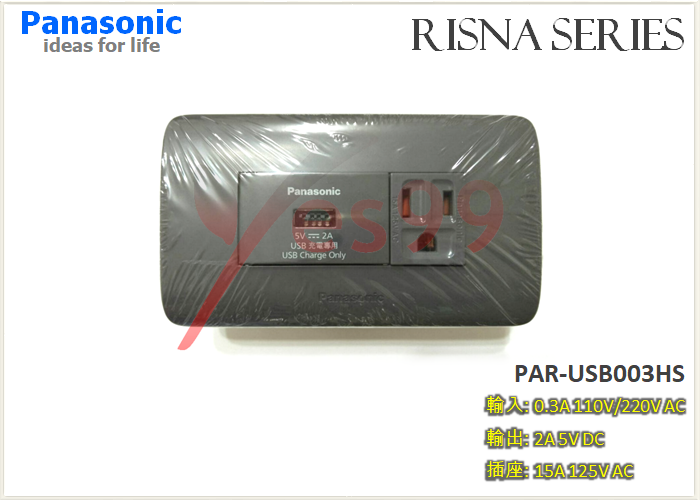 Yes99國際usb充電插座 RISNA